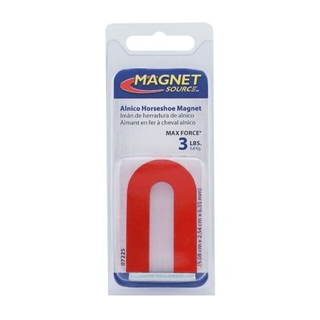 Master Magnetics RED SM Horseshoe Magnet 7225